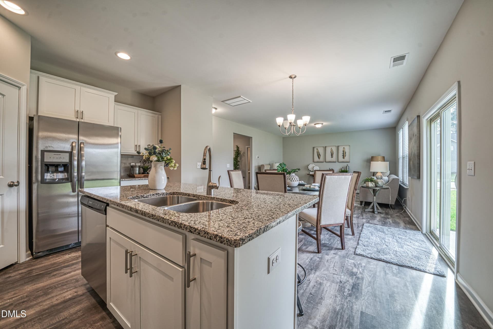 Kitchen into Living - 320 Ember Street, Zebulon, NC 27597