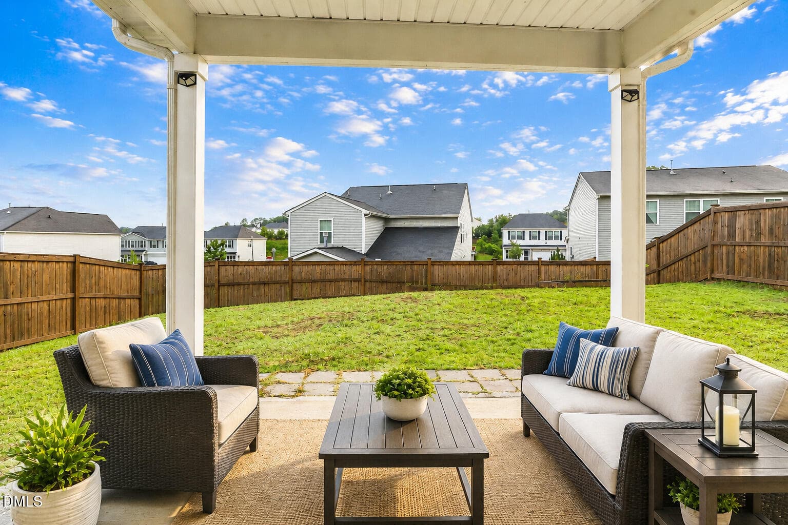 rear porch vs - 120 Saddle Oaks Lane, Clayton, NC 27520