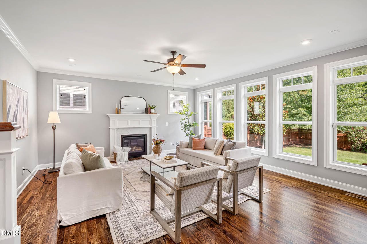 Family Room - 443 Boulder Point Drive, Chapel Hill, NC 27516