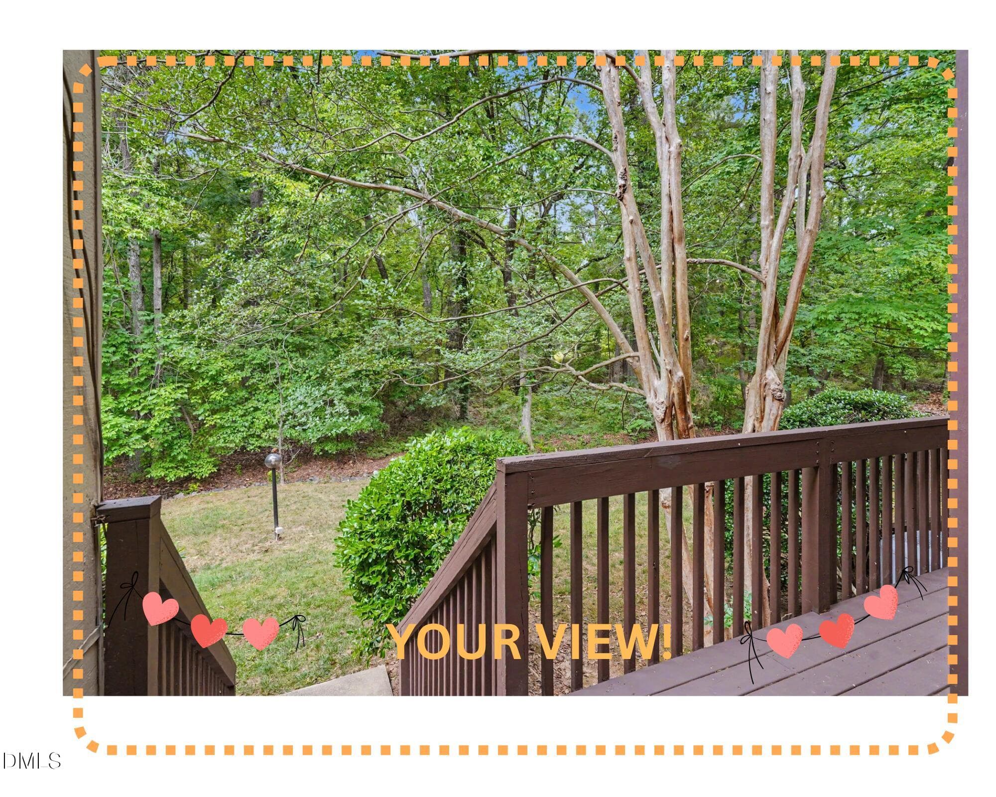Beautiful, Green Privacy! - 4100 Unit 36 Five Oaks Drive, Durham, NC 27707, Durham