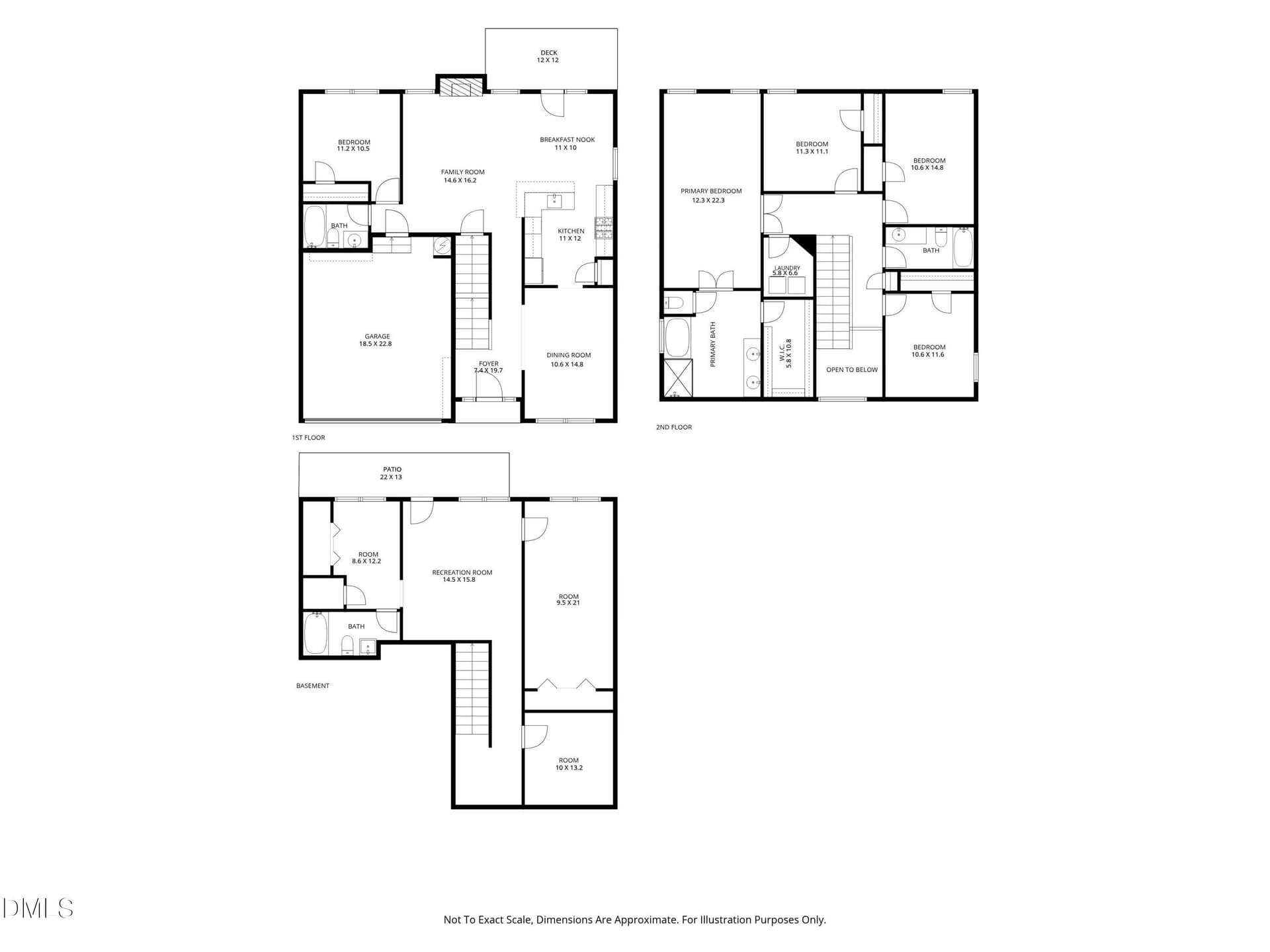 Floor Plan - 715 Straywhite Avenue, Apex, NC 27539