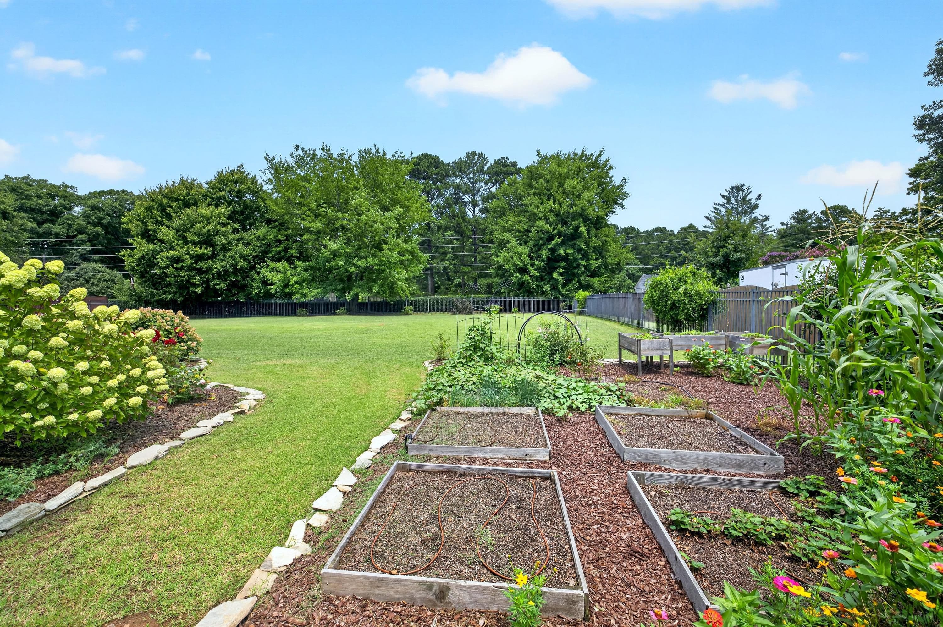 Garden area - 3024 Whitehart Lane, Raleigh, NC 27606, Raleigh