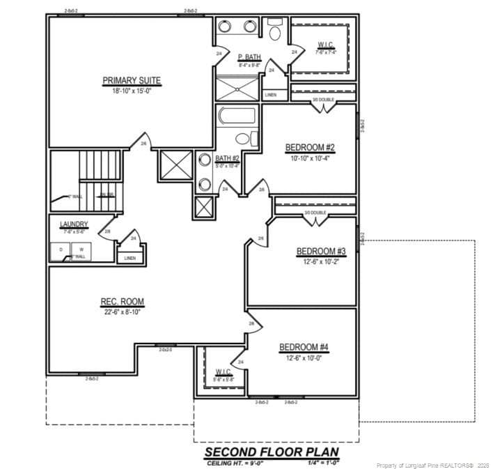 2nd Floor (may vary) - 277 Ashley Heights (Lot 35) Drive, Aberdeen, NC 28315