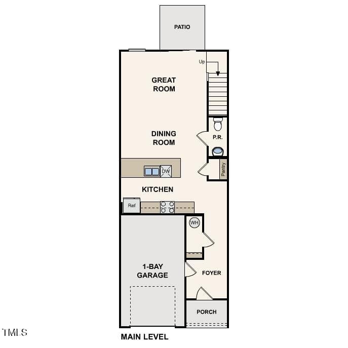 HollySprings-floor-1 - 2333 B Brookville Drive, Greenville, NC 27834