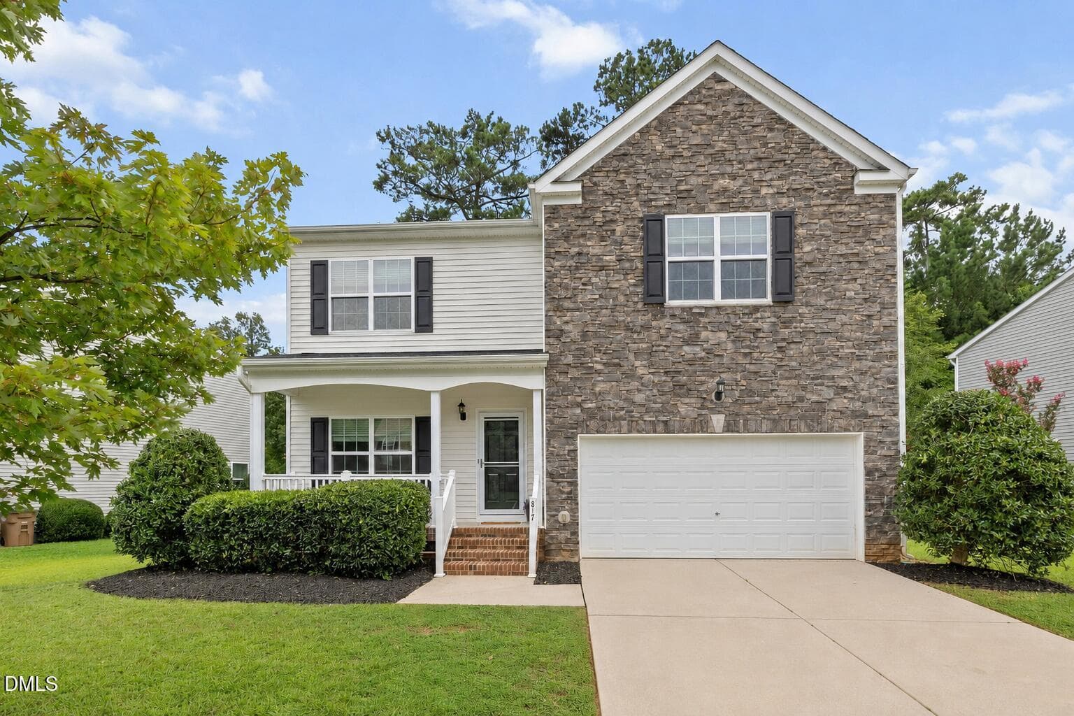 front yard - 817 Edgeware Way, Wake Forest, NC 27587