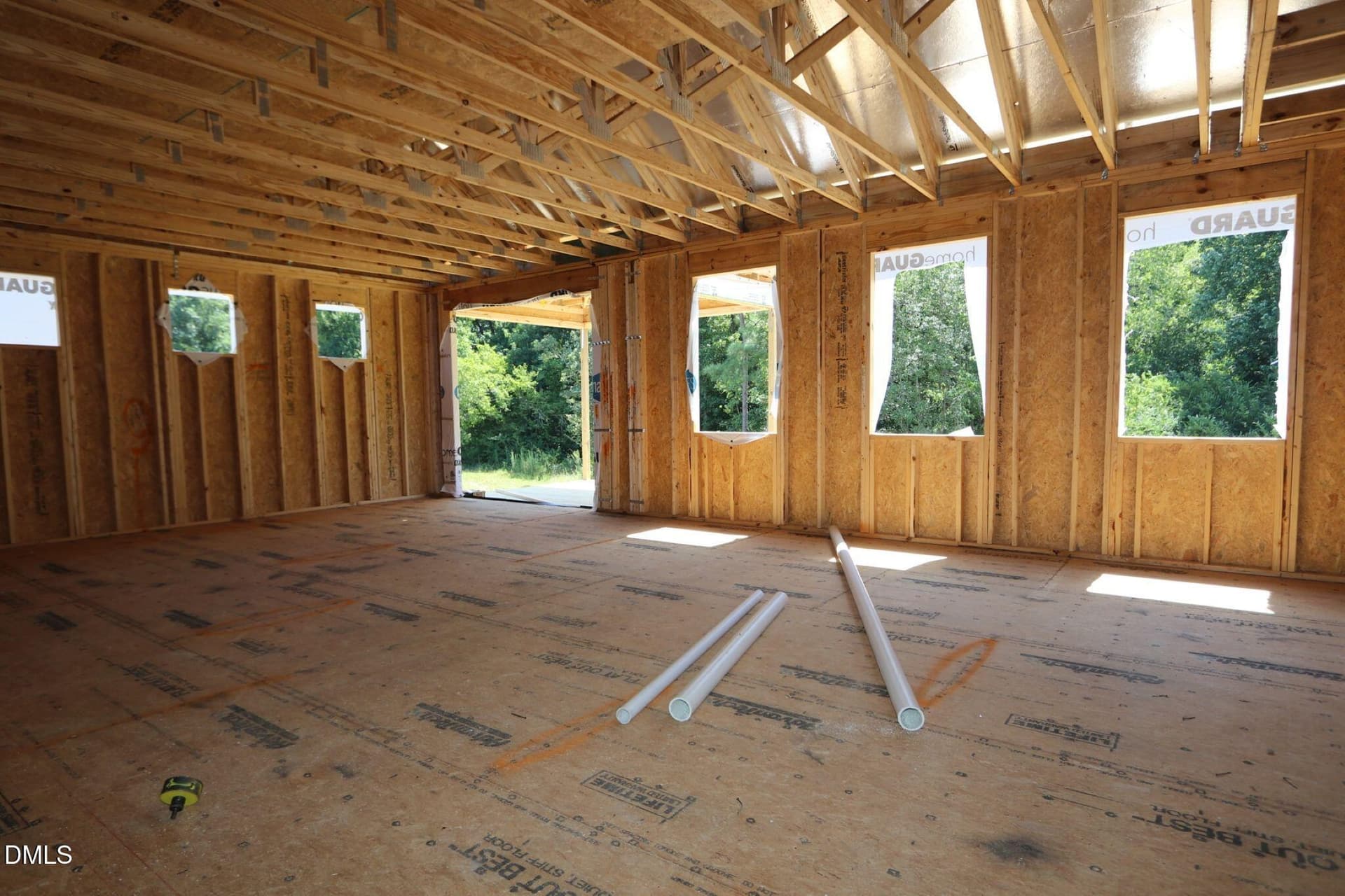 RVF 47 Great Room framed - 187 Mendenhall Drive, Angier, NC 27501