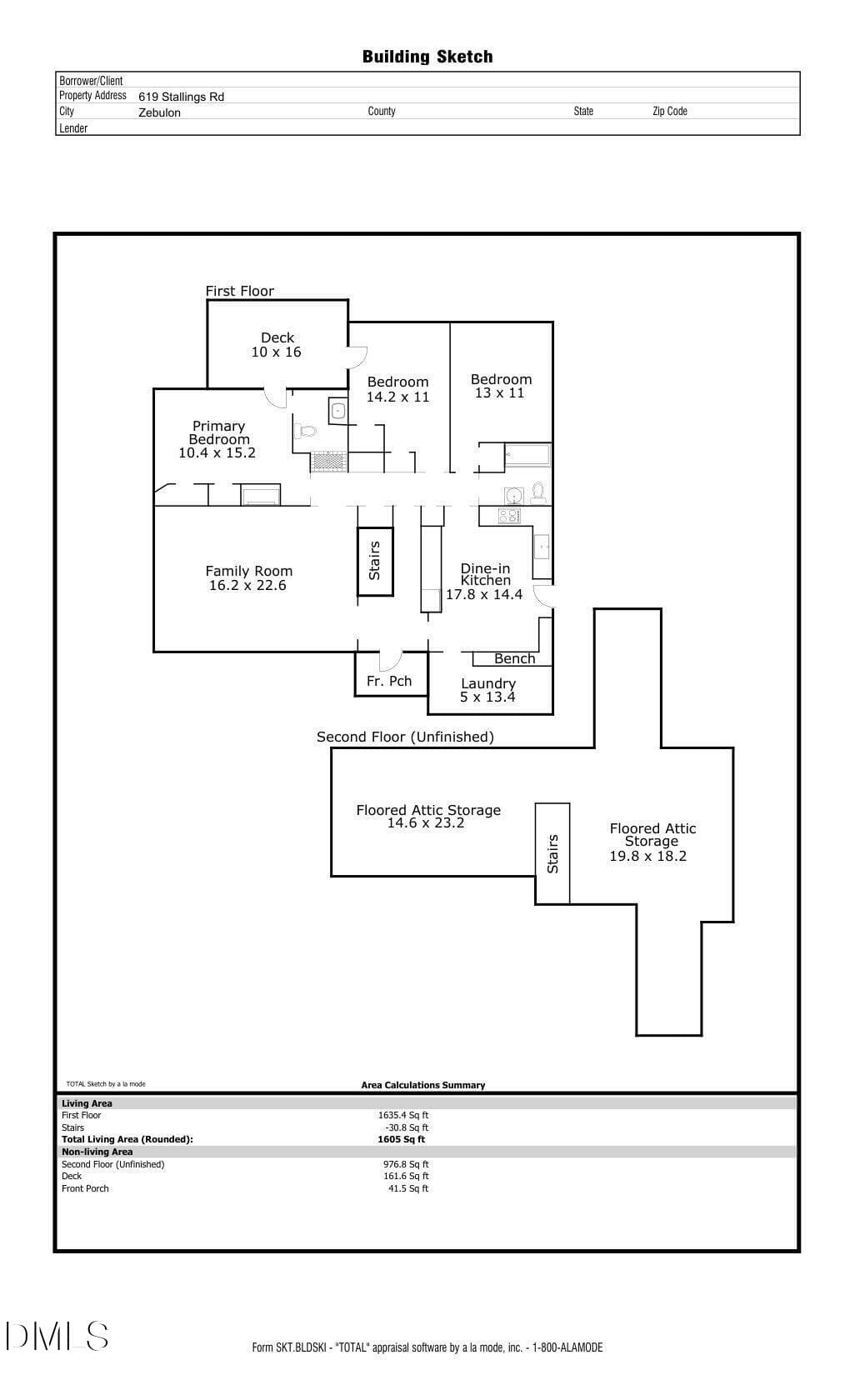 Floor Plan - 619 Stallings Road, Zebulon, NC 27597