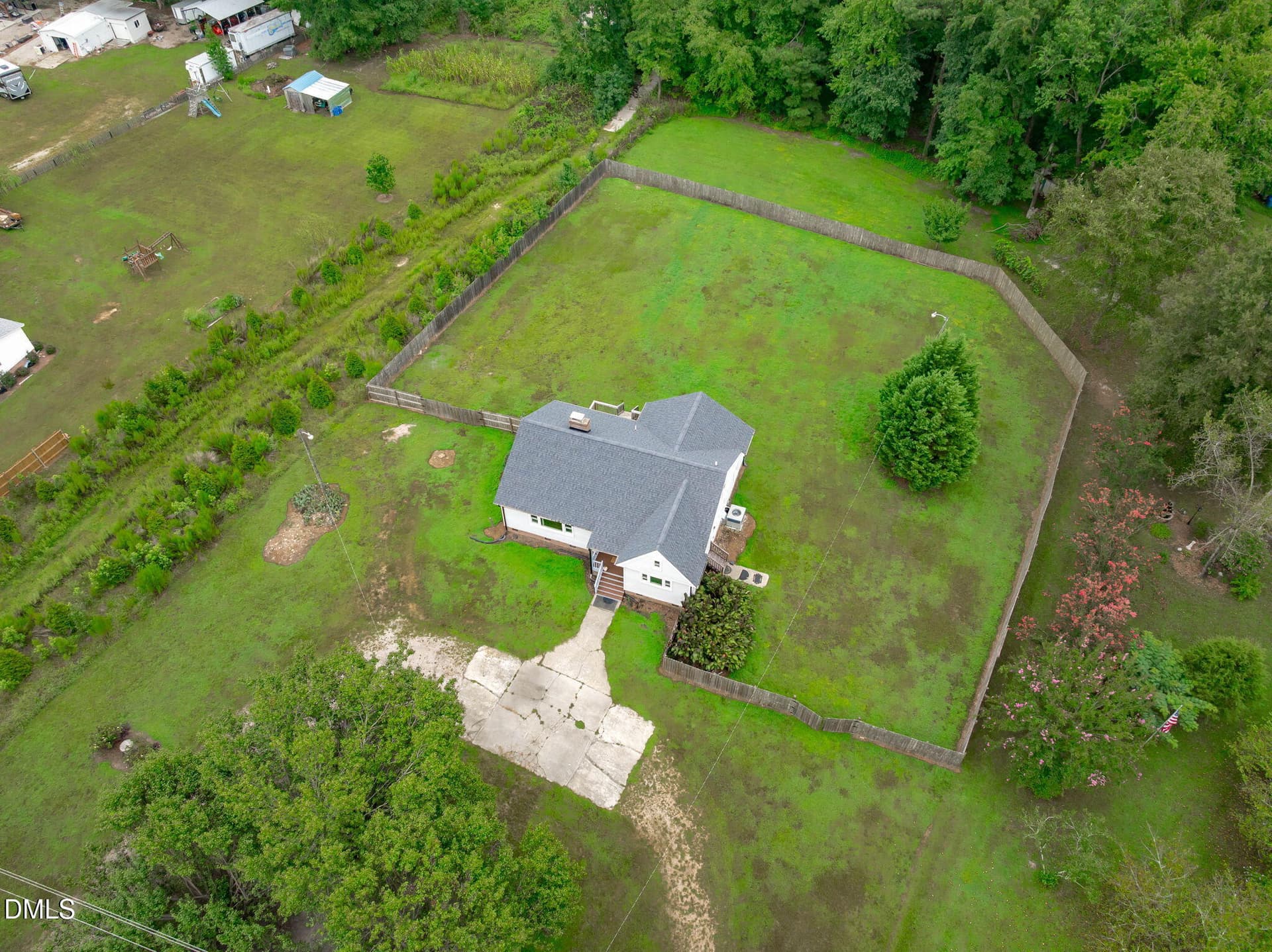 Aerial (1 of 7) - 619 Stallings Road, Zebulon, NC 27597