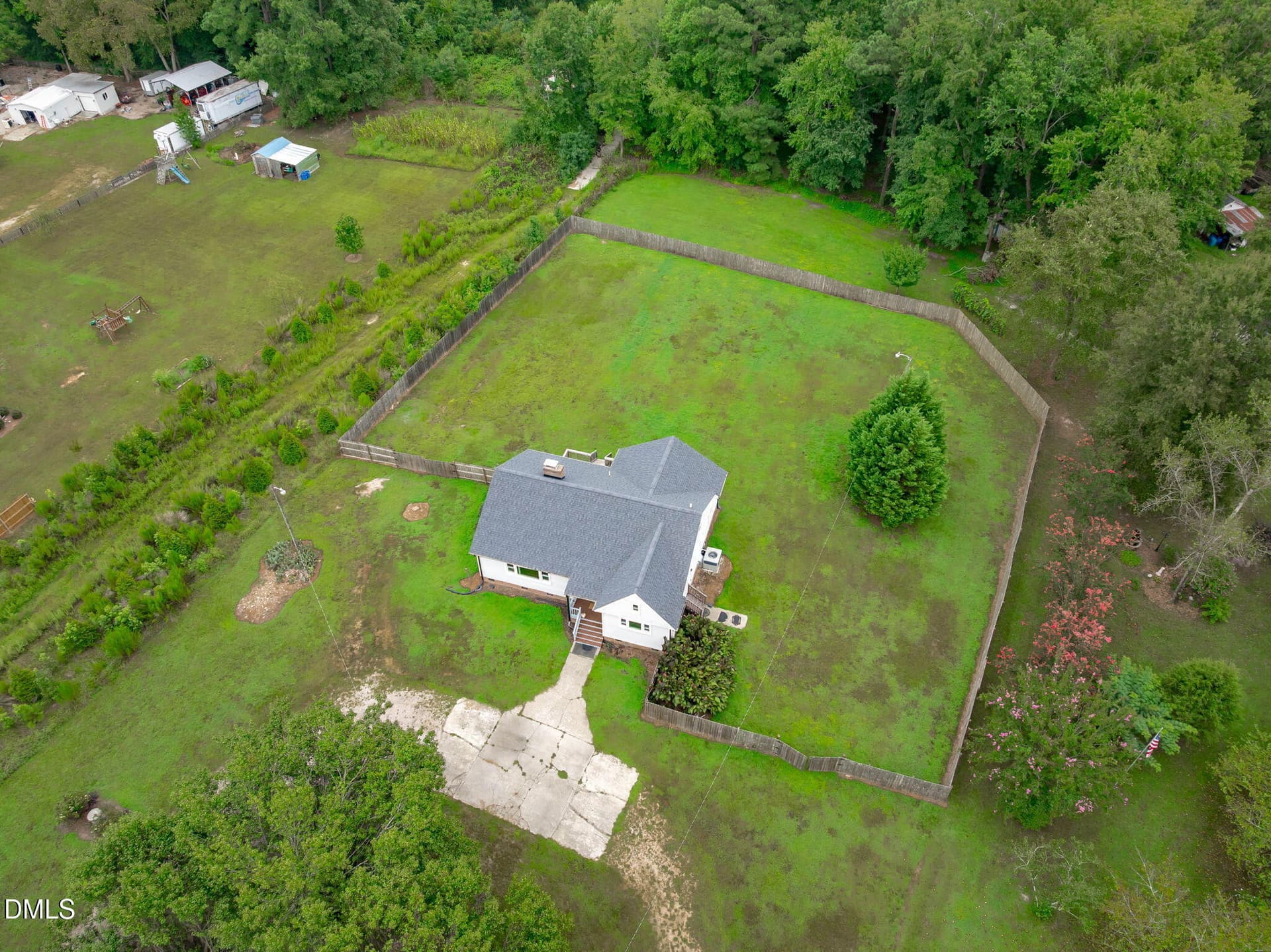Aerial (4 of 7) - 619 Stallings Road, Zebulon, NC 27597