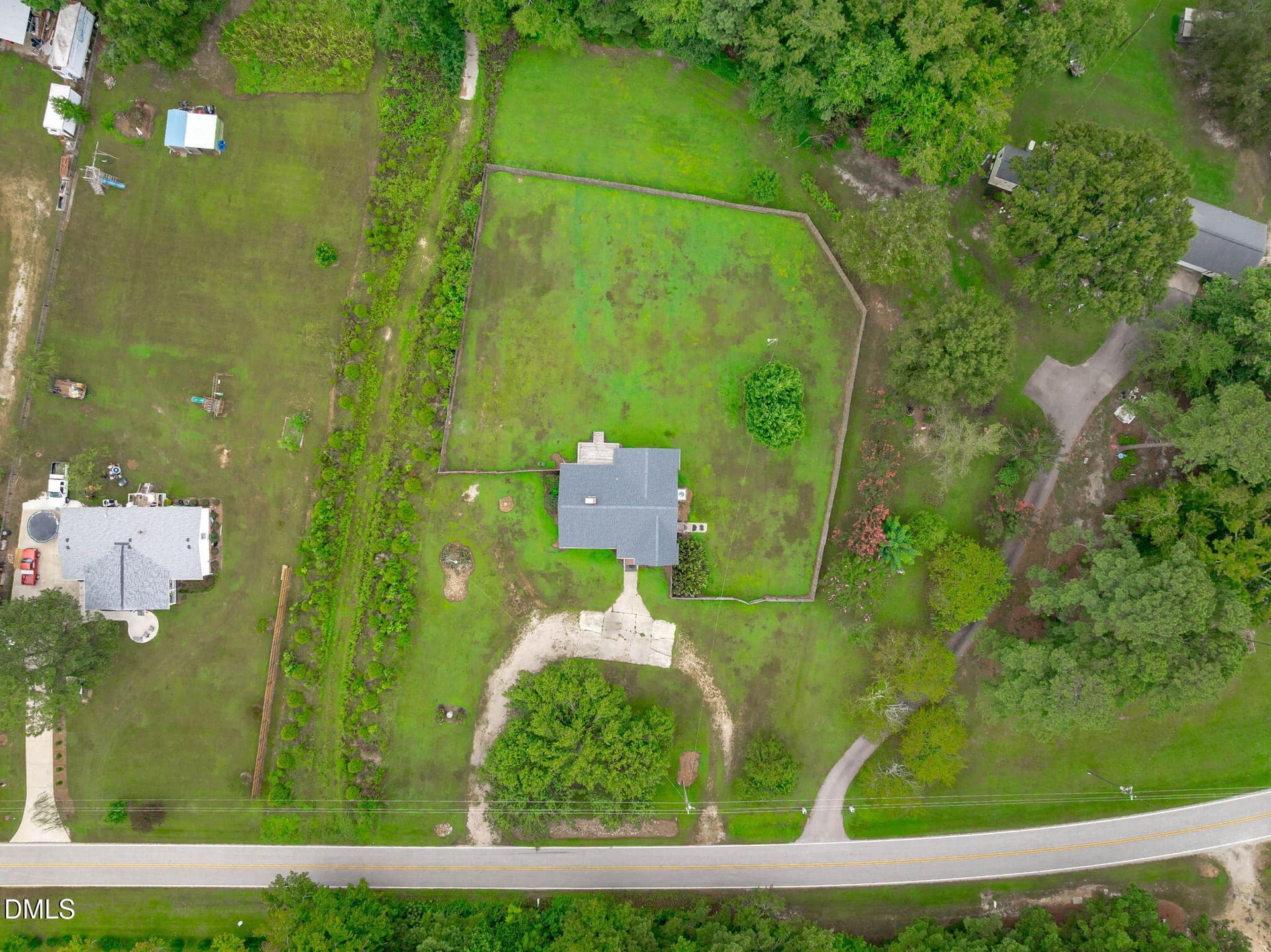 Aerial (5 of 7) - 619 Stallings Road, Zebulon, NC 27597