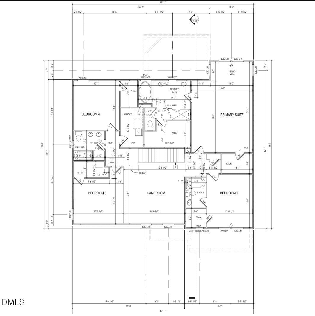 Floor Plan - 2nd Floor - 67 Looping Court, Angier, NC 27501, Angier