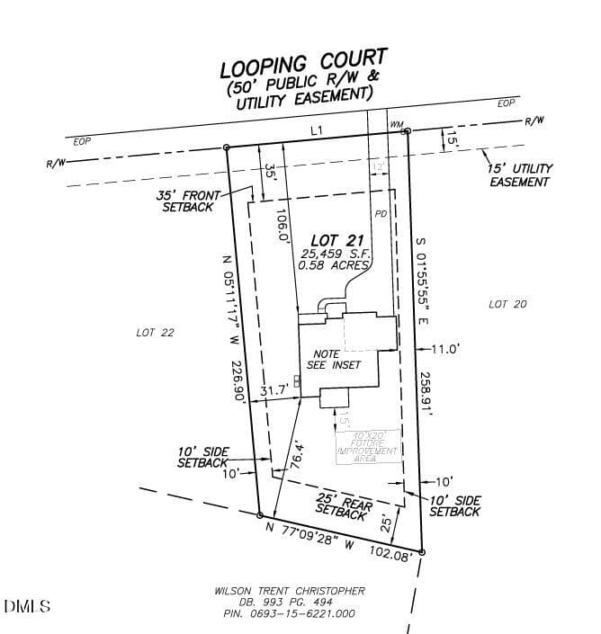 Plot Plan - 67 Looping Court, Angier, NC 27501, Angier