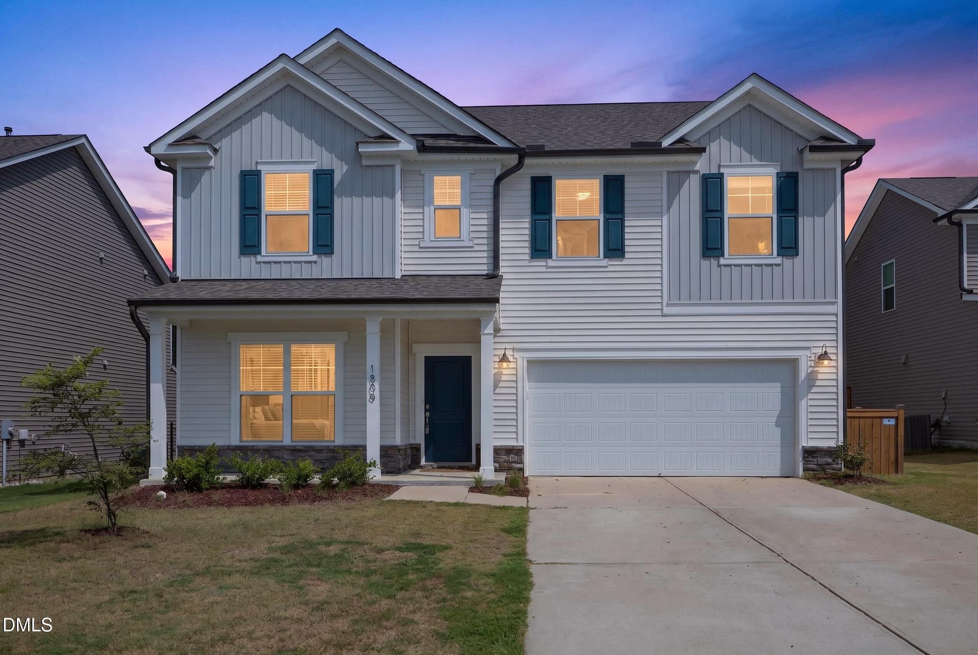 002__B5A2237#twilight - 1809 Carlton Links Drive, Fuquay Varina, NC 27526