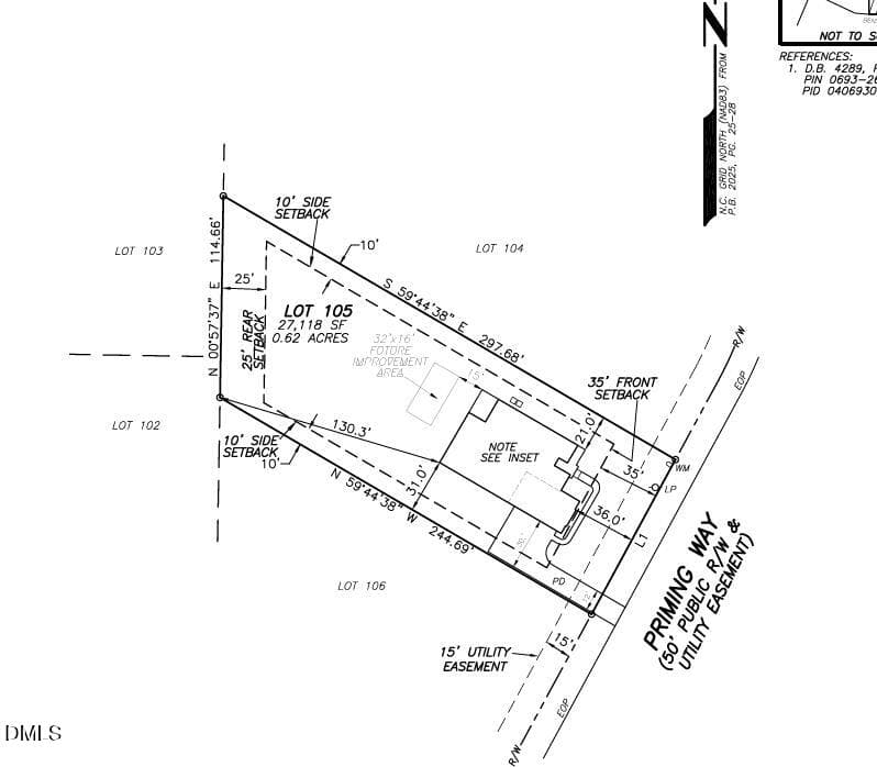 Plat Map - 52 Priming Way, Angier, NC 27501