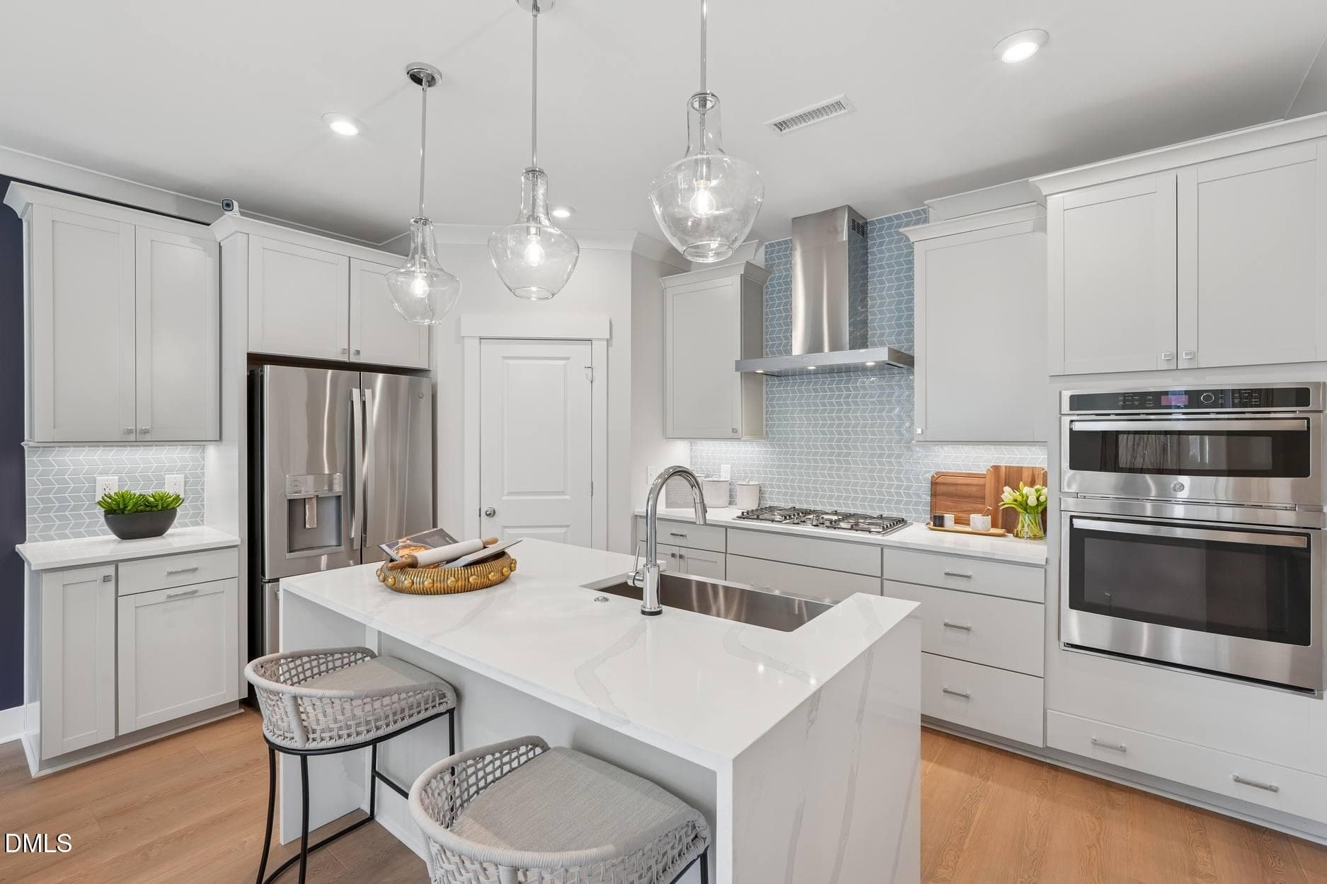 Kitchen and Island - 72 Wandering Way, Pittsboro, NC 27312