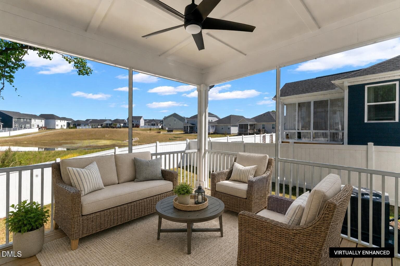 screened porch - 313 Spelt Court, Rolesville, NC 27571