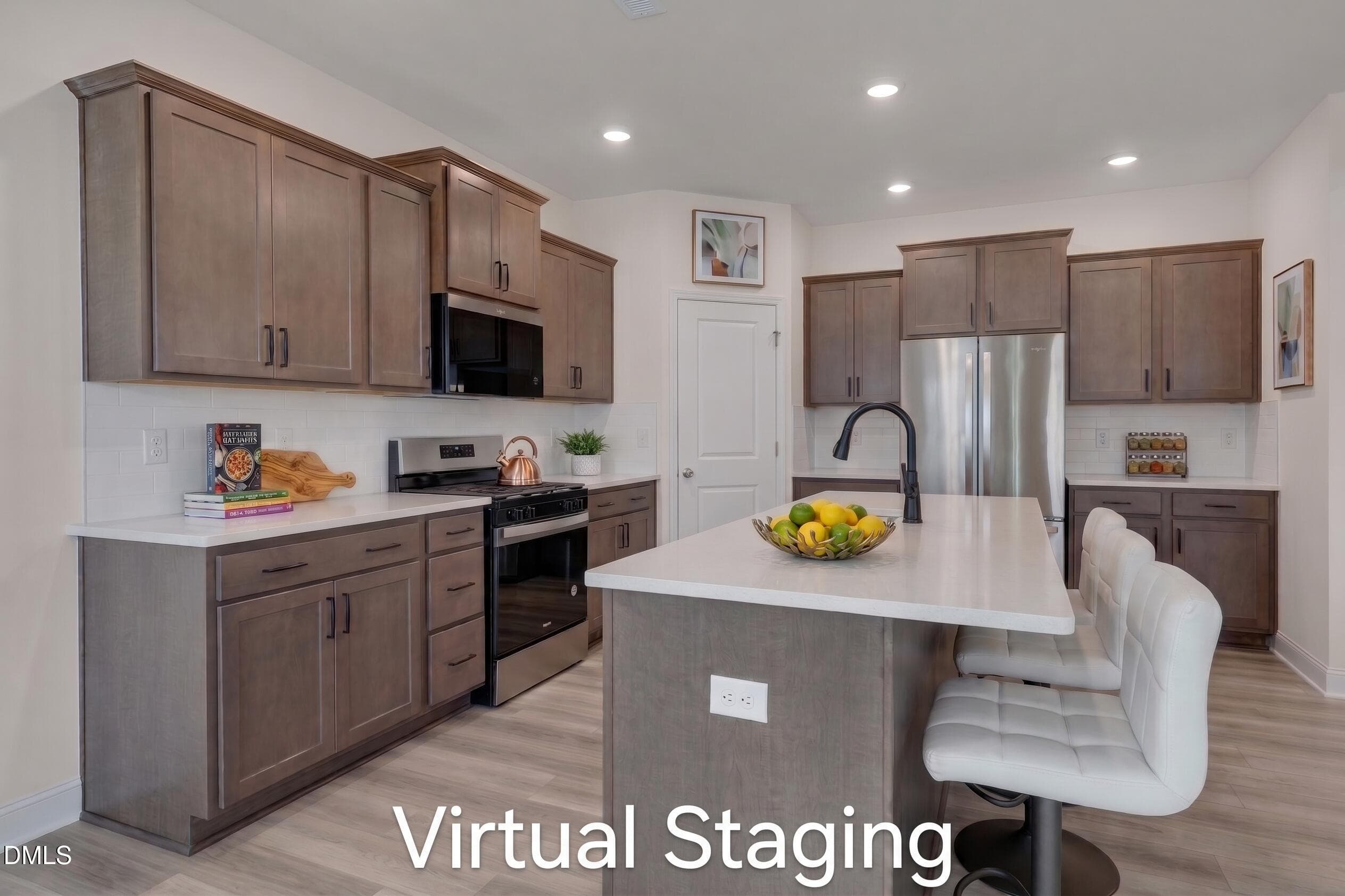 Kitchen Virtual Staging - 60 Steel Springs Lane, Angier, NC 27501, Angier