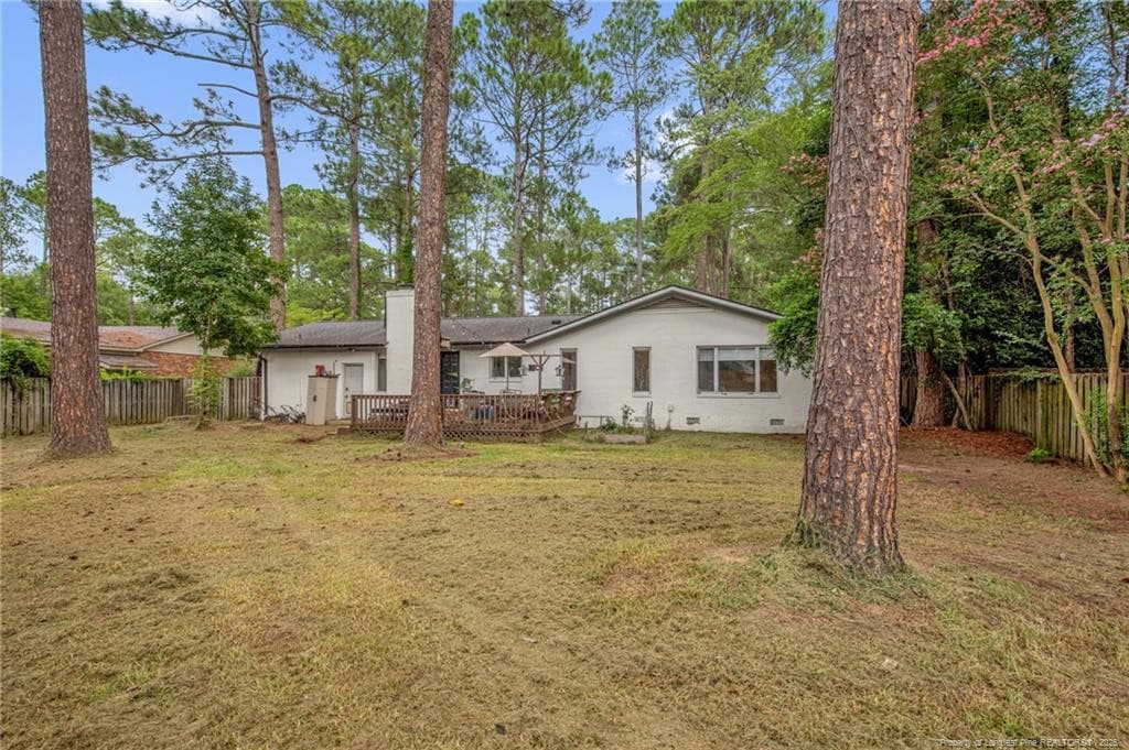 Back yard - 3315 Jura Drive, Fayetteville, NC 28303, Fayetteville