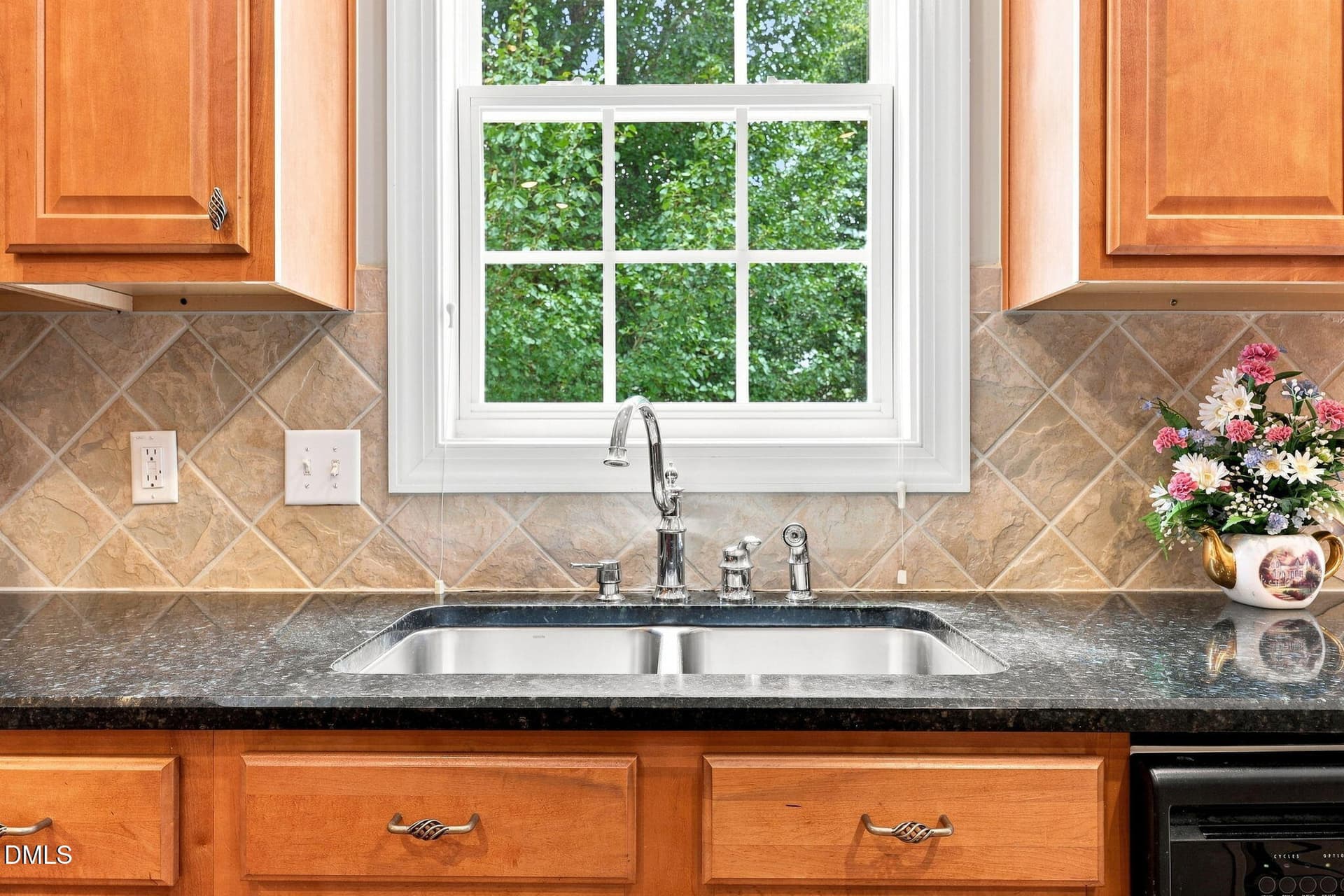 Kitchen Window overlooking backyard - 9301 Bramden Court, Wake Forest, NC 27587