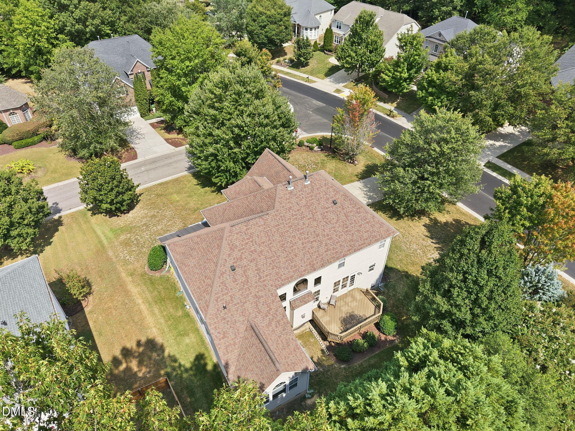 Aerial View - 9301 Bramden Court, Wake Forest, NC 27587