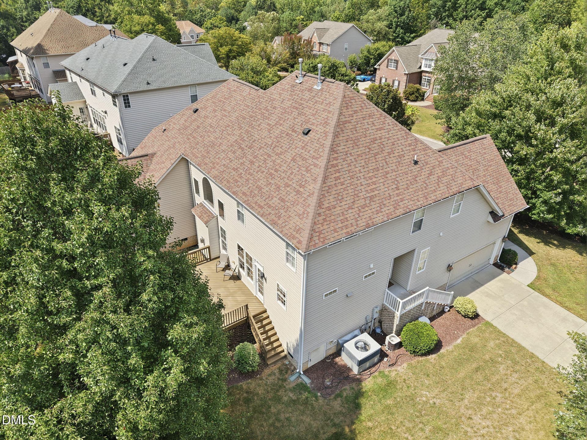 Overhead View - 9301 Bramden Court, Wake Forest, NC 27587