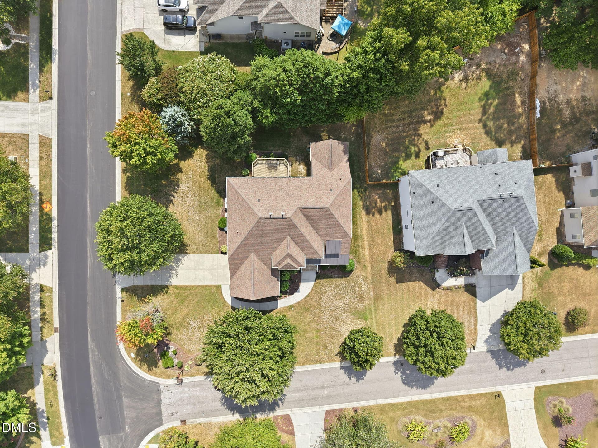 Aerial View - 9301 Bramden Court, Wake Forest, NC 27587