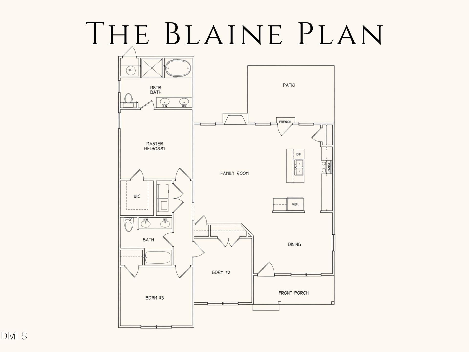 Blaine Floor Plan - 3921 Billy Hopkins Road, Zebulon, NC 27597