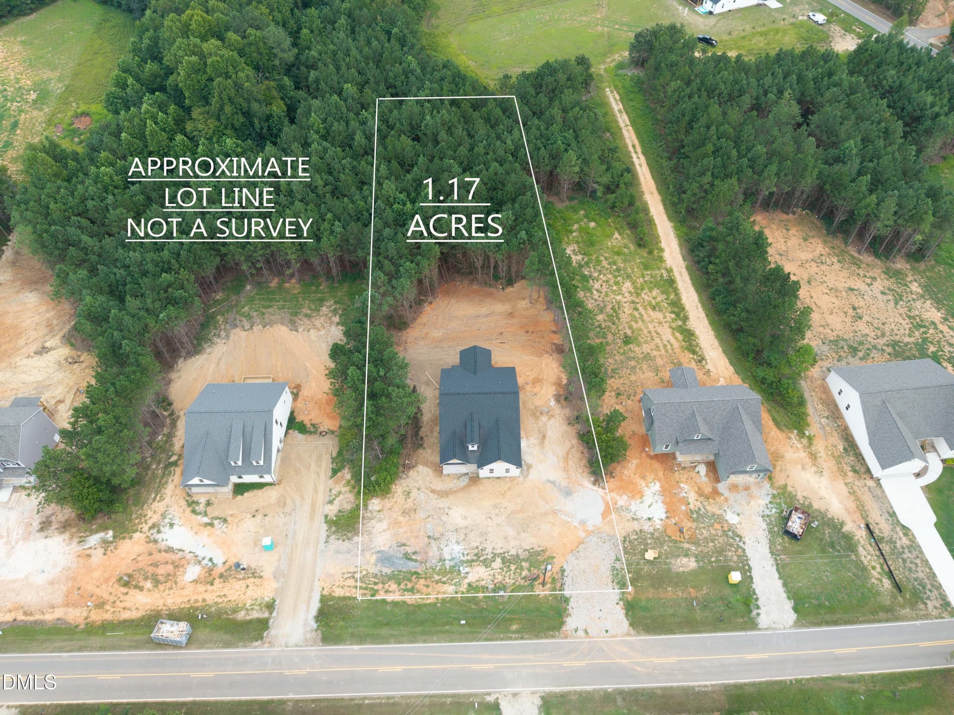 Aerial View - 8601 Savage Road, Spring Hope, NC 27882