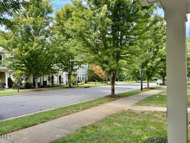 view from front porch to right - 939 Ileagnes Road, Raleigh, NC 27603, Raleigh