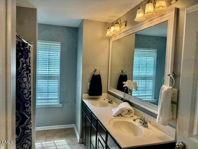 primary bathroom vanity - 939 Ileagnes Road, Raleigh, NC 27603, Raleigh