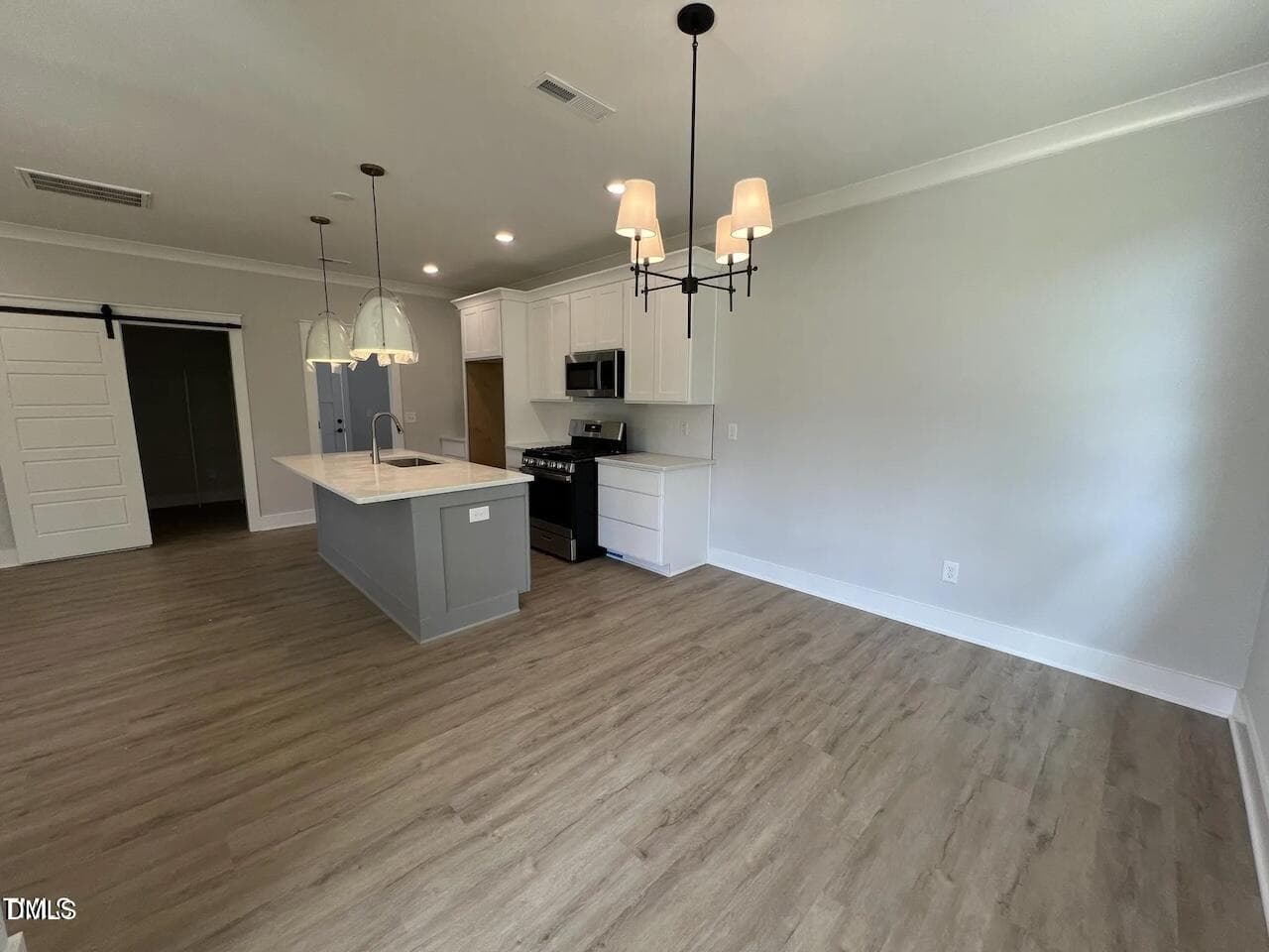 Kitchen - From Dining - 220 Sutherland Drive, Franklinton, NC 27525