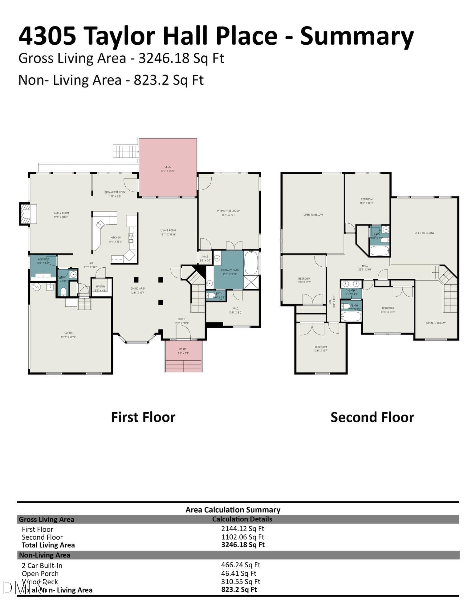 fp - 4305 Taylor Hall Place, Chapel Hill, NC 27517, Chapel Hill