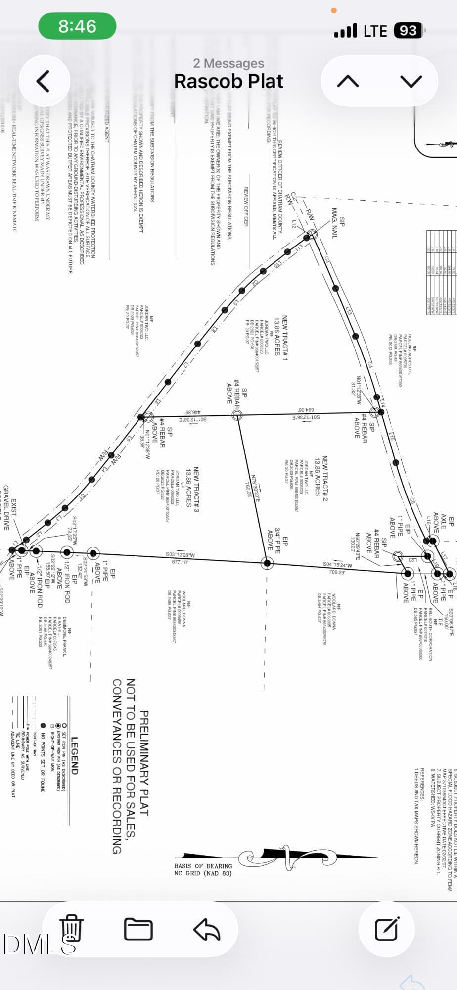 Plat Map - Lot 2 Hwy 42 Road, Goldston, NC 27252