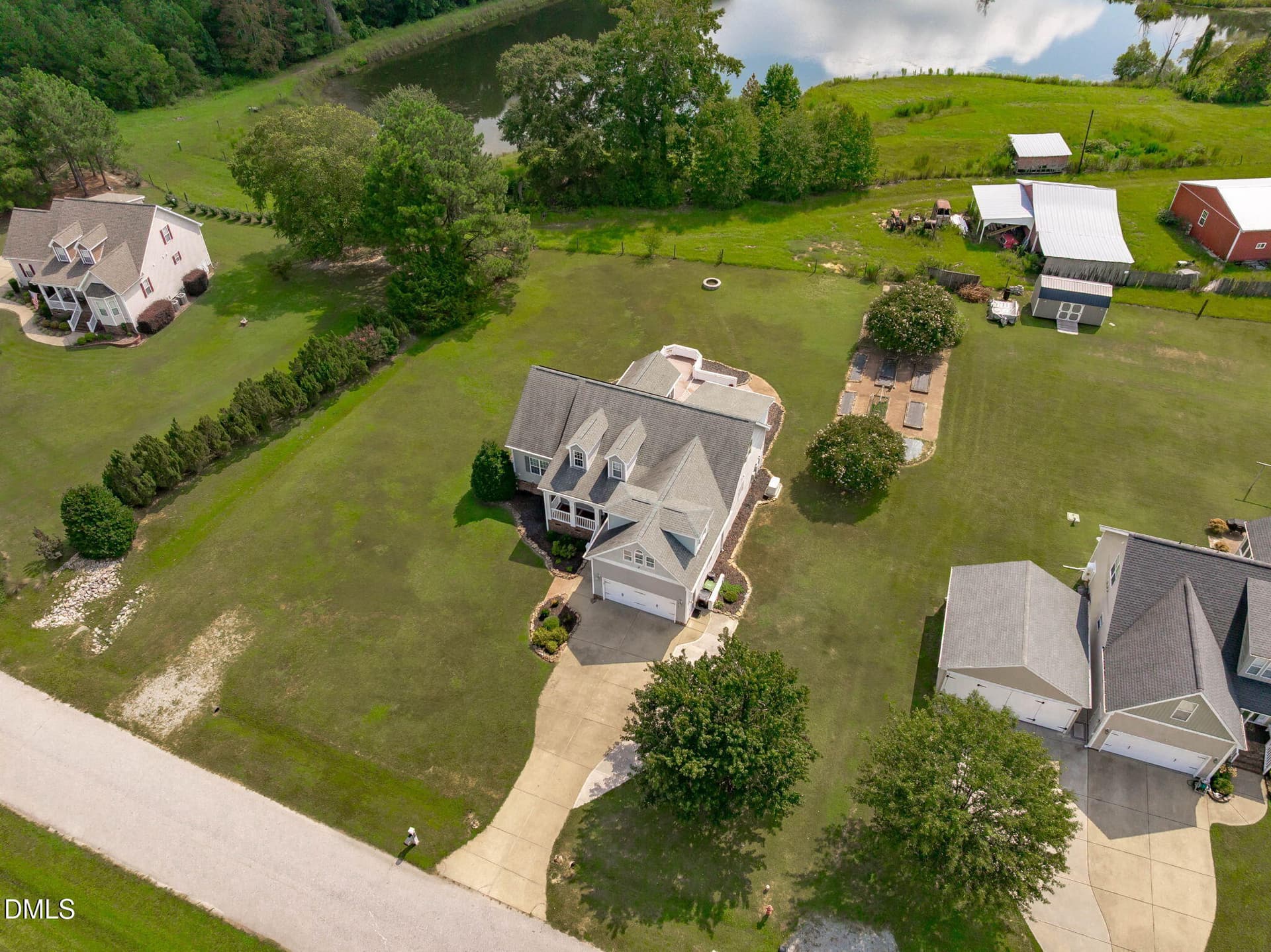 Aerial (1 of 8) - 118 Victory Circle, Willow Springs, NC 27592
