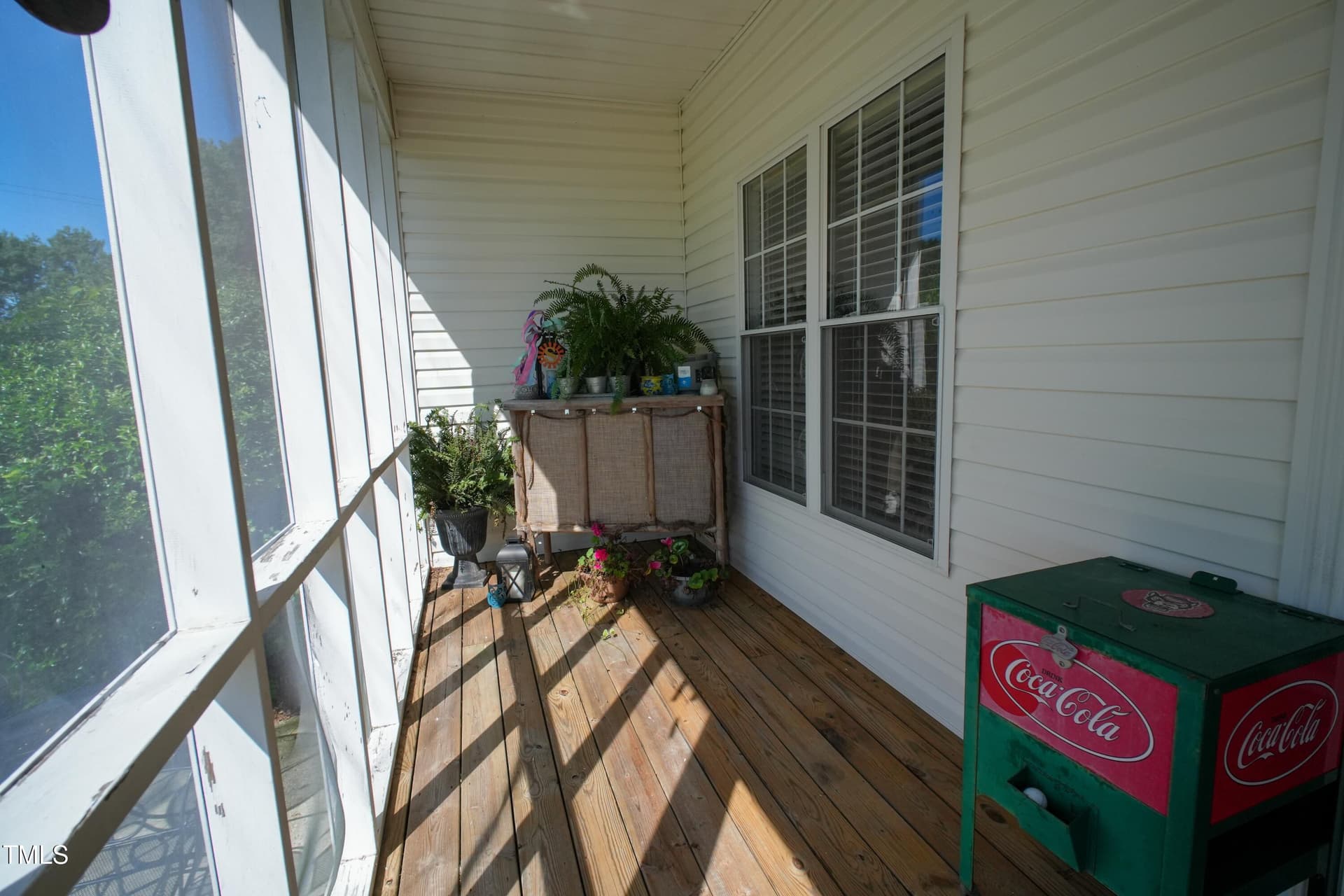 Rear Screened Porch. - 115 Hunters Walk Lane, Clinton, NC 28328