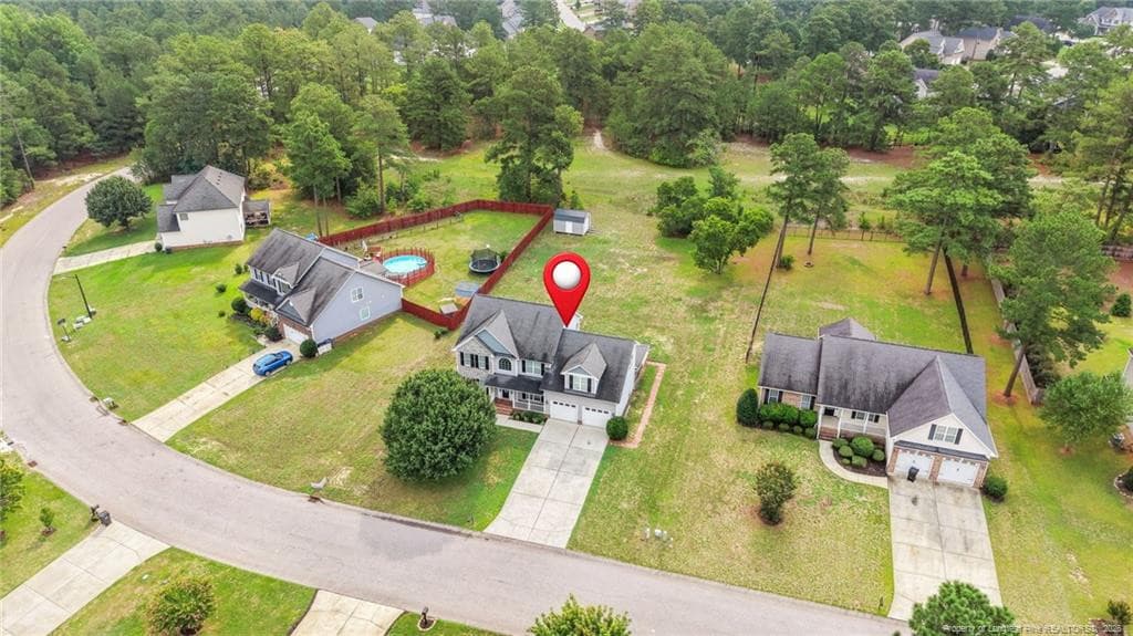 Aerial View - 437 Spring Flowers Drive, Cameron, NC 28326