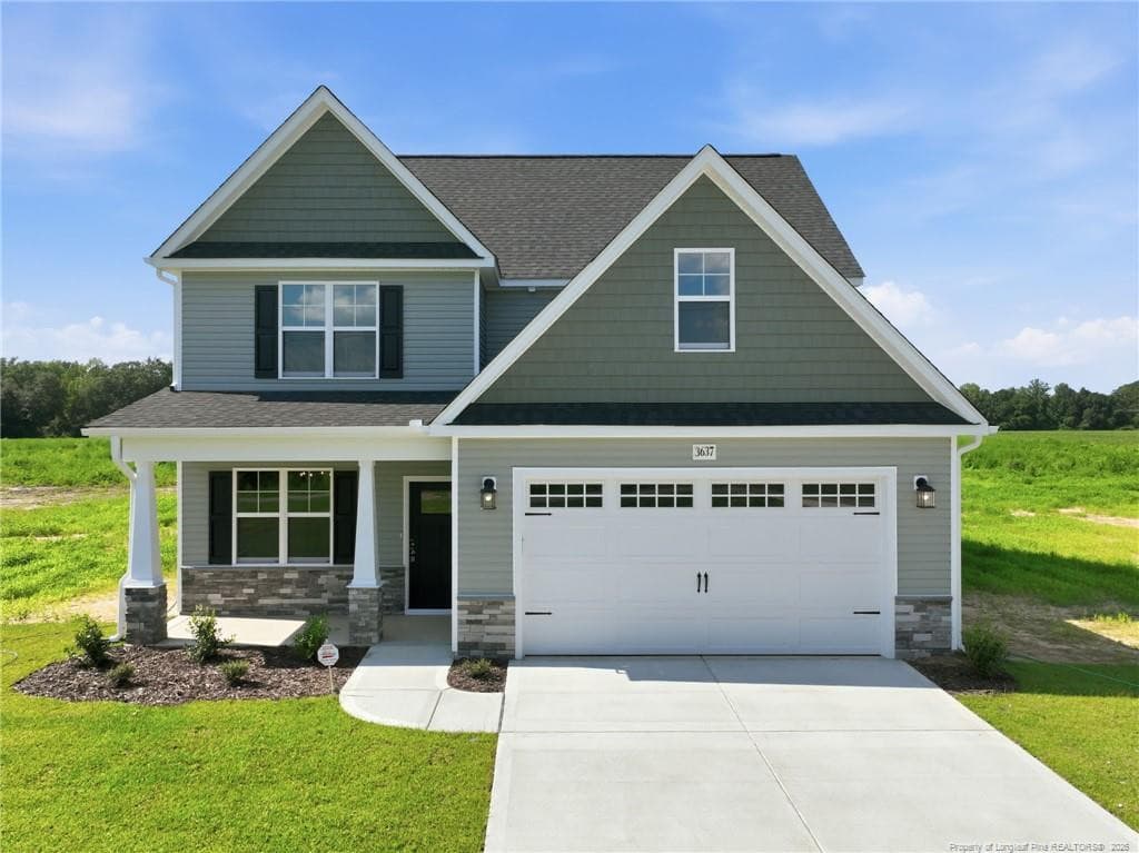 The Fischer - 3637 N Old Wire (Lot 3) Road, Shannon, NC 28386