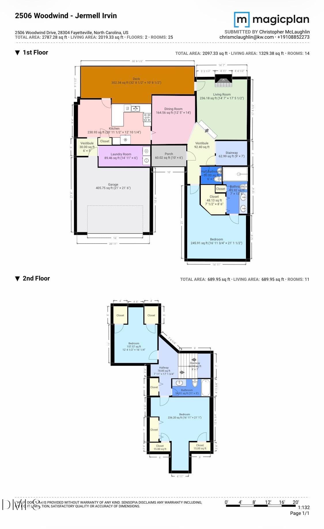 2506 Sketch Pic - 2506 Woodwind Drive, Fayetteville, NC 28304, Fayetteville