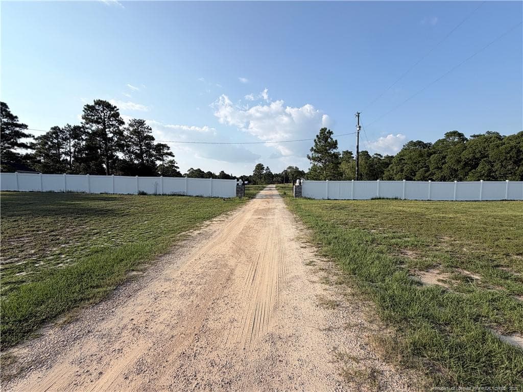Fenced/Gated entrance. - 5181 Fame Lane, Fayetteville, NC 28306, Fayetteville