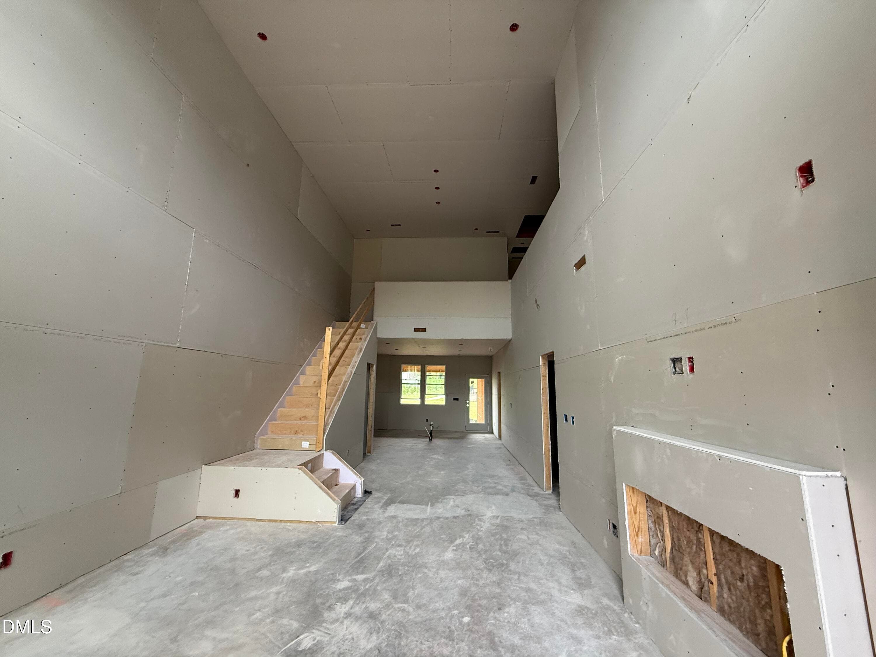 Great Room, Stair Case, Kitchen - 611 Lanceleaf Lane 14, Durham, NC 27703