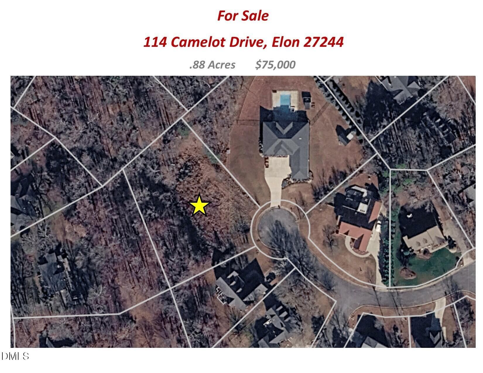 Aerial - 114 Camelot Drive, Elon, NC 27244