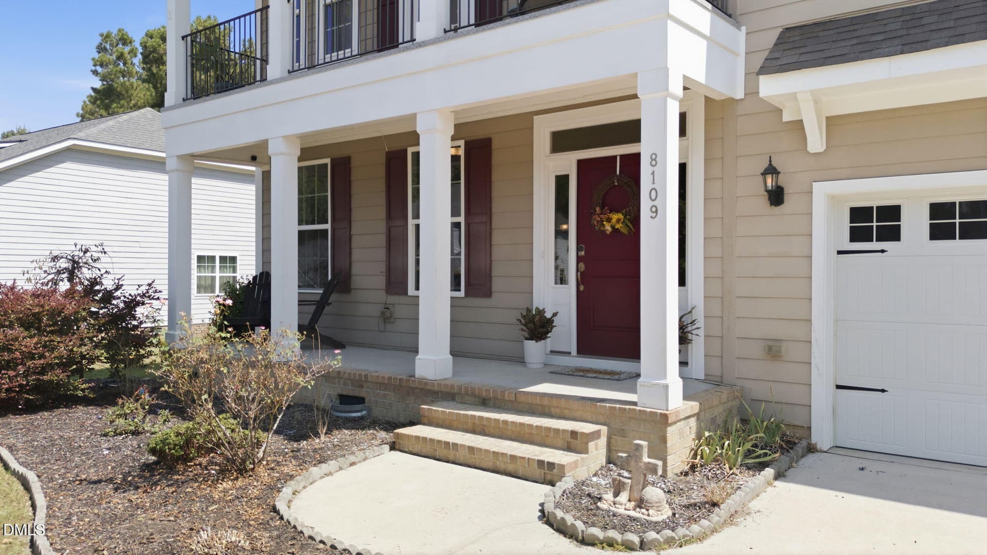 4-lower-front-porch - 8109 Fieldcrest Lane, Fuquay Varina, NC 27526
