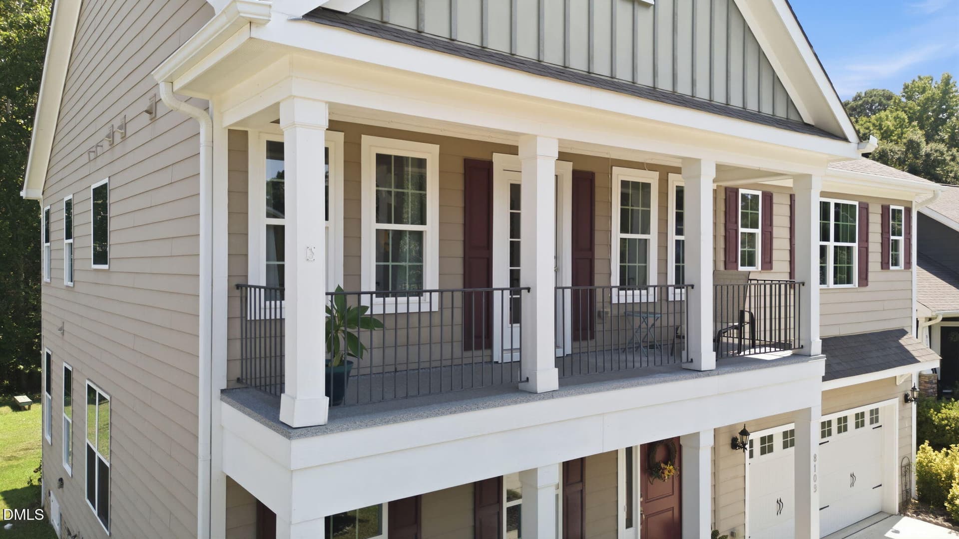 5-upper-front-porch - 8109 Fieldcrest Lane, Fuquay Varina, NC 27526