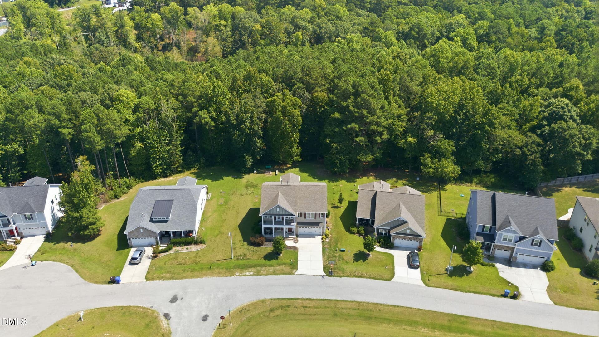 8-drone-view-above - 8109 Fieldcrest Lane, Fuquay Varina, NC 27526