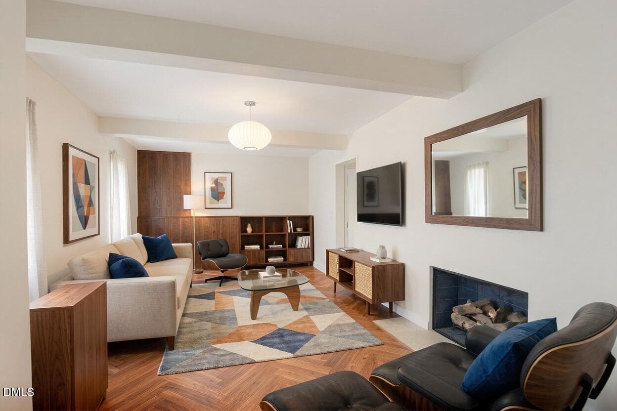 Virtual Redesign of Living Room - 1667 Nc-22 Highway, Robbins, NC 27325