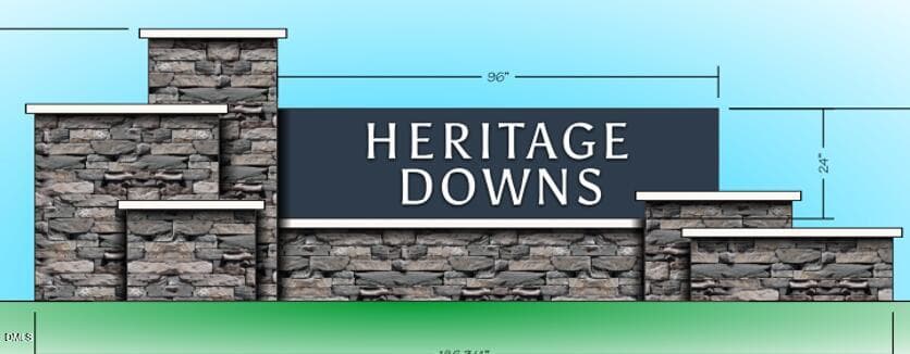 Heritage Downs- Monument - 725 Summer Wheat Lane, Mebane, NC 27302, Mebane