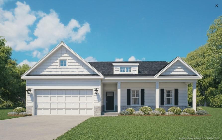 Rendering for visualization - 201 Ashley Heights (Lot 40) Drive, Aberdeen, NC 28315