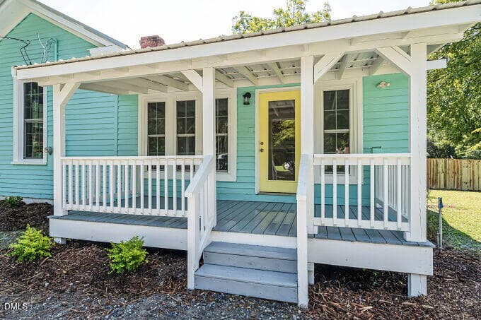 024-680x453-side-porch - 194 Post Office Road, Moncure, NC 27559