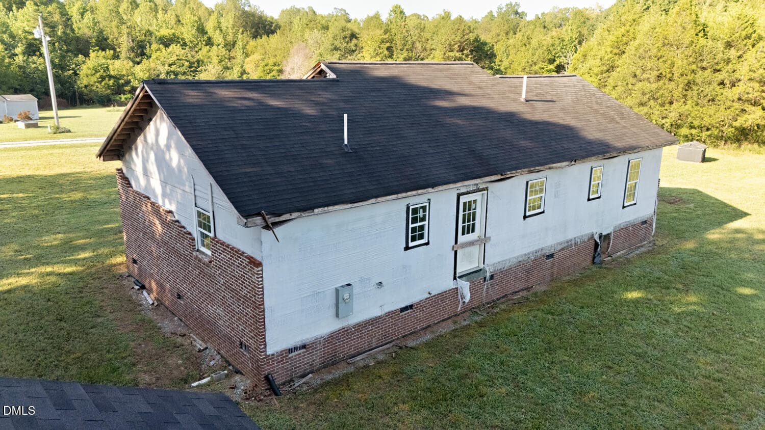 back of home - 54 Zacks Road, Hurdle Mills, NC 27541