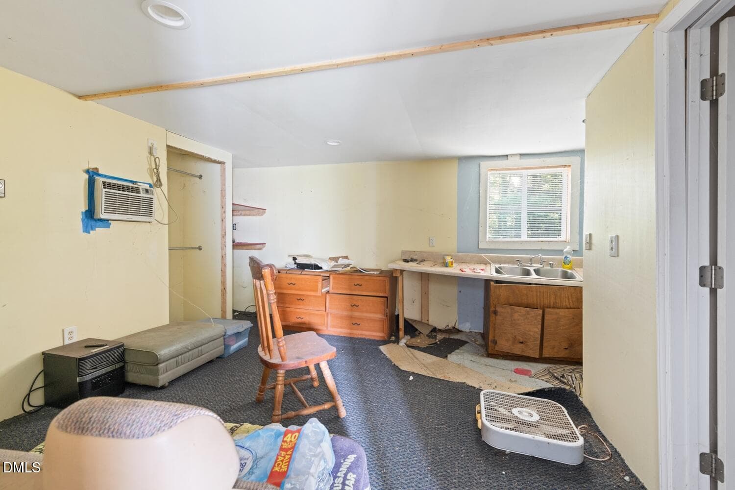 previous kitchen space in garage - 54 Zacks Road, Hurdle Mills, NC 27541